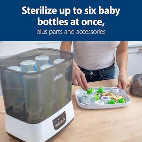 Dr. Brown's All-in-One Sterilizer and Dryer for Baby Bottles, Parts and Other Newborn Essentials