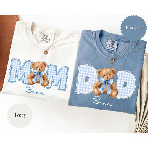 Bear First Birthday Family Matching Shirt