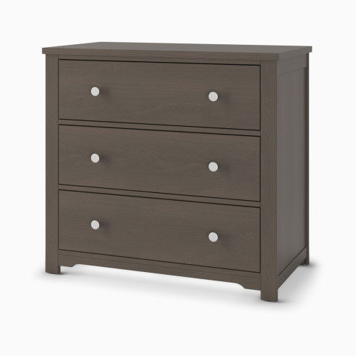 Child Craft Harmony 3-Drawer Dresser with Changing Table Topper - Dapper Grey