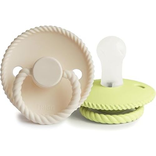 Frigg Rope Silicone 2-Pack Cream/Green Tea - Size 1