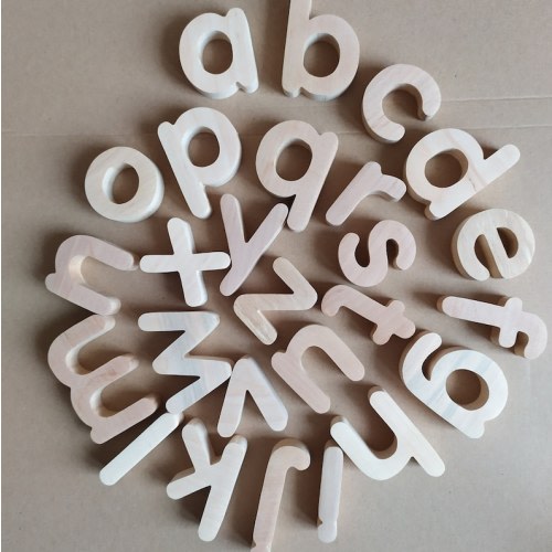26 Lowercase Wooden Letters Magnetic Letters Wooden Toys - Etsy