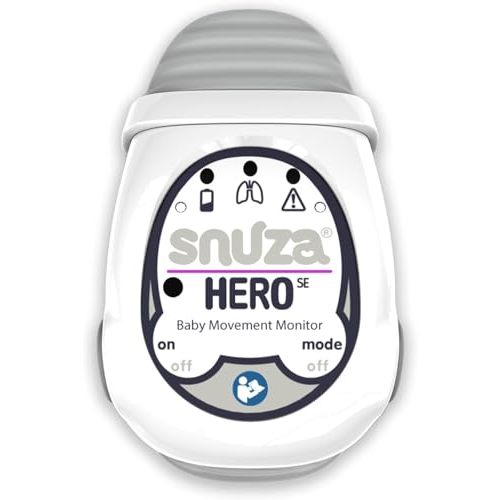 Snuza Hero SE Wearable Child-Care Aid with Patented Sensor Technology | Detects & Reports Movement Activity | No WiFi, Cords, or Sensor Pads | Portable and Easy to Set Up and Use