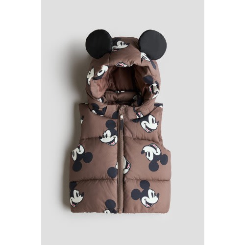 Printed Puffer Vest