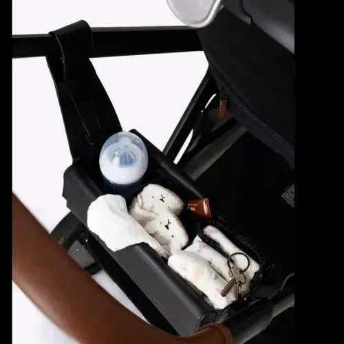 The Convertible Stroller Caddy in Black