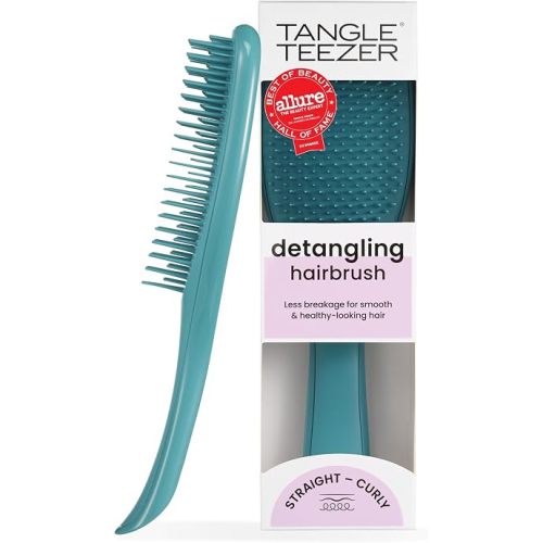 Tangle Teezer Ultimate Detangler Brush, Straight to Wavy, Teal