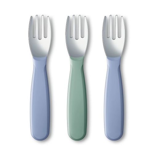 NUK First Choice 3-Pack Kiddy Cutlery Forks