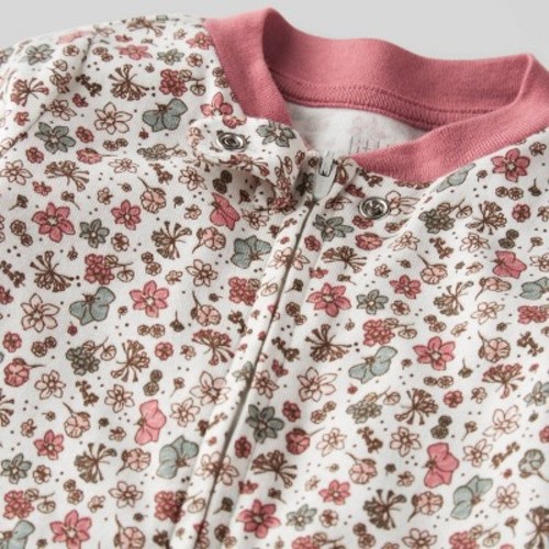 Baby Girls' Floral Sleep N' Play - little planet by carter's Pink/Beige