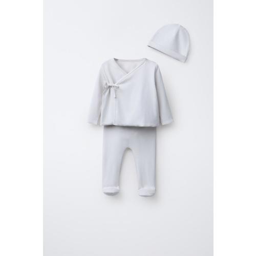 LAYETTE SET WITH POUCH - Pastel blue | ZARA United States
