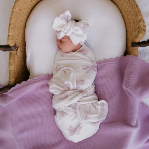 Swaddle Set | Lilac Butterflies – Little and Fern