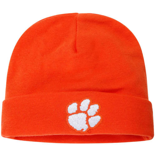 Clemson Orange Newborn Knit Cap