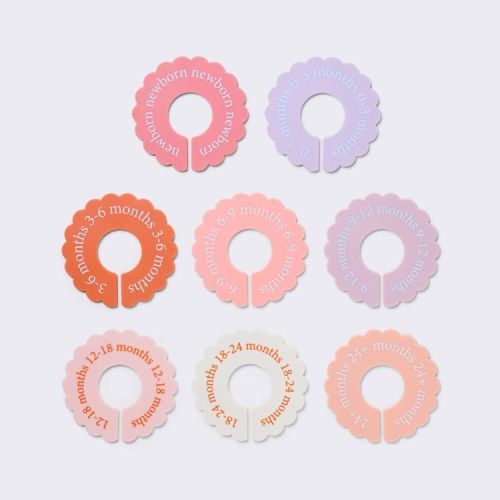 Closet Dividers Garment Organizer 8pc - Warm Tones - Cloud Island™