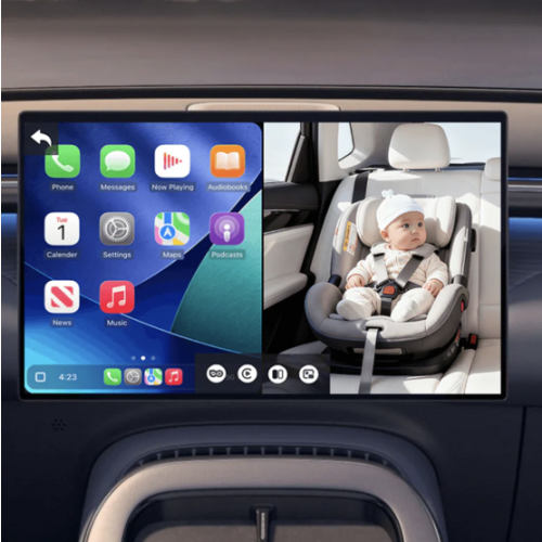 Ottocast Cabin Care Wireless CarPlay Adapter with Rear Seat Monitor