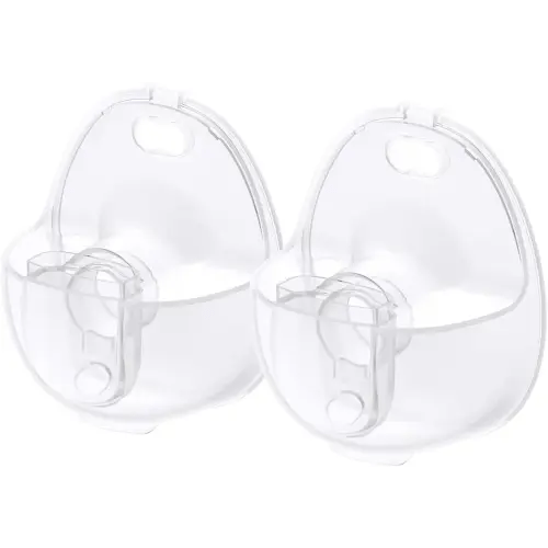 eufy Original Milk Container (2-Pack) for Wearable Breast Pump E20/S1/S1 Pro, BPA-Free Reusable Breast Pump Container Collects Up to 5 oz (150 ml) Each