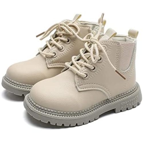 Komfyea Boys And Girls Lace Up Casual Outdoor Hiking Ankle Boots(Toddler/Little Kids)