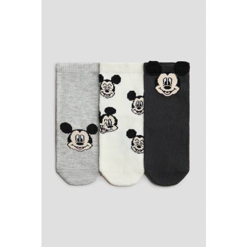 3-PACK MOTIF-DETAIL SOCKS