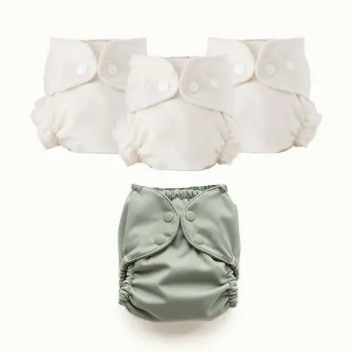 Organic Cloth Diaper Bundle Starter – Esembly
