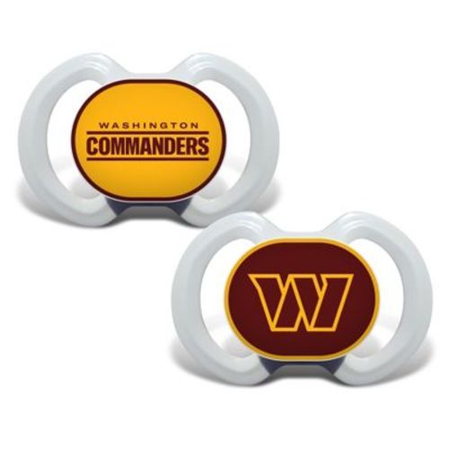 BabyFanatic Officially Licensed Pacifier 2-Pack - NFL Washington Commanders