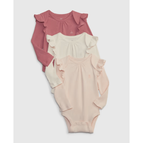 Baby First Favorites TinyRib Bodysuit (3-Pack)