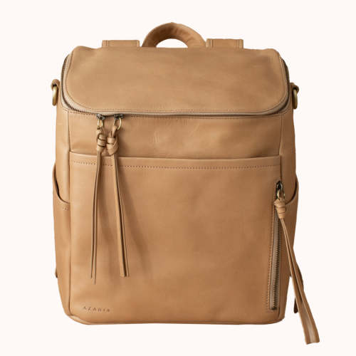 Genuine Leather Diaper Bag Backpack - La Mère Original Luxe – AZARIA