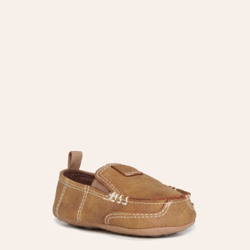 Ariat Infant Lil Stompers Bomber Brown Buckskin Cruiser Shoes