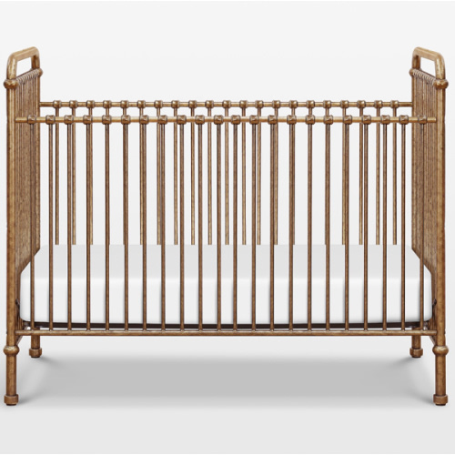 Namesake Abigail Vintage Gold Iron 3-in-1 Convertible Baby Crib