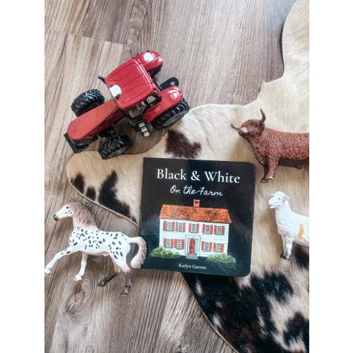 Black & White on the Farm Board Book
