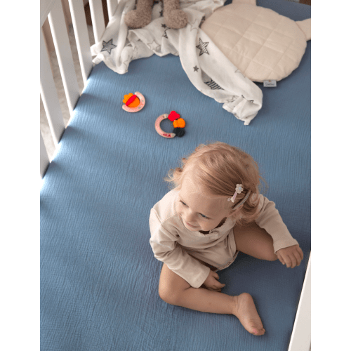 Momcozy Muslin Fitted Crib Sheets - 2 sizes