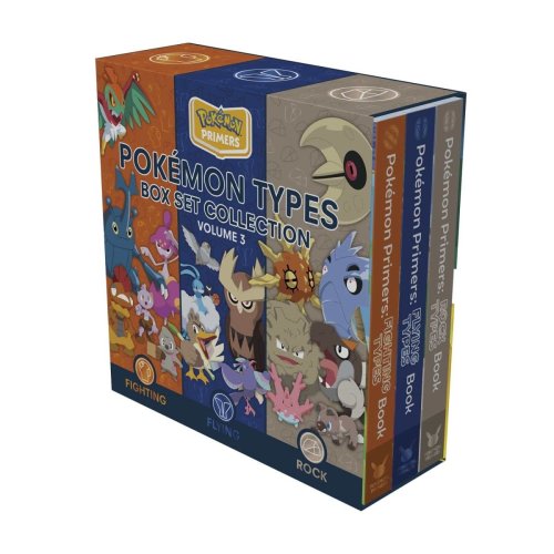 Pokémon Primers Types: Box Set Collection Volume 3 (Flying, Fighting & Rock) | Pokémon Center Official Site