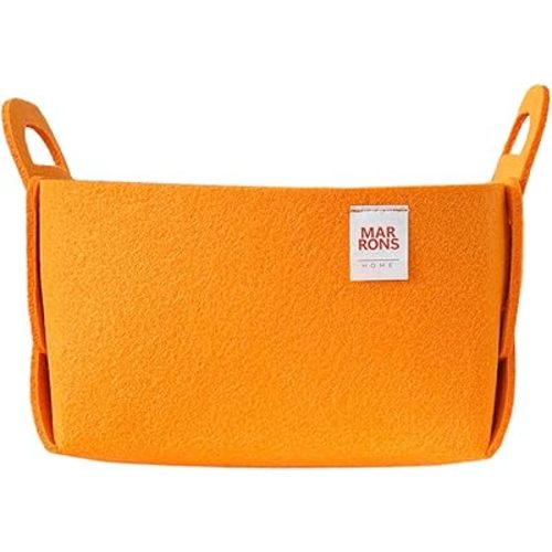 ORANGE Storage Bin Small 7.1"x5.1"x5.1"