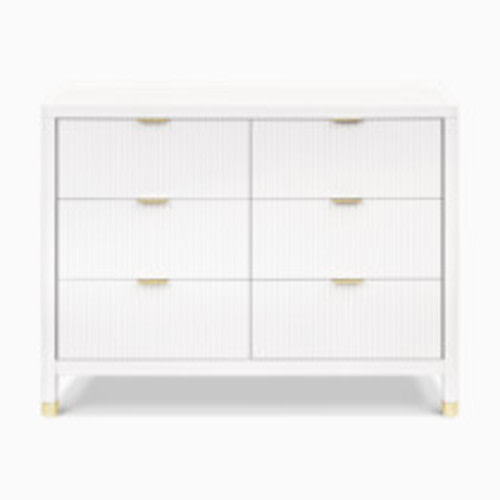 Namesake Brimsley Tambour 6-Drawer Assembled Dresser - Warm White