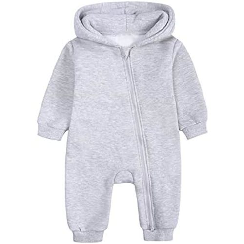 Baby Dinosaur Jumpsuit Infant Ear Hooded Snowsuit Toddler Boy Girl Long Sleeve Bunting Bodysuit Warm Winter Clothes