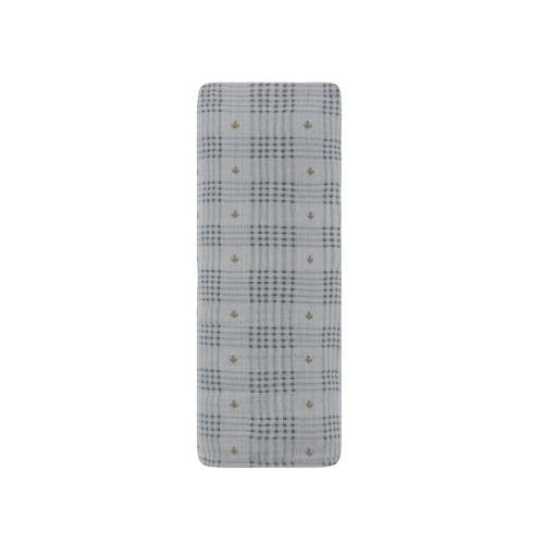 Ely's & Co. Cotton Floral Plaid Collection - Muslin Swaddle - Cotton Floral Plaid Collection - Muslin Swaddle