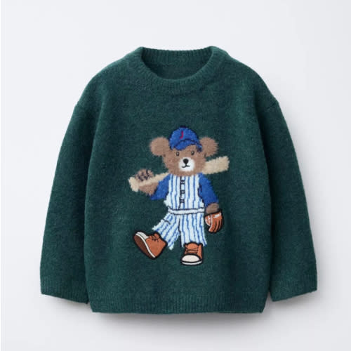 BEAR KNIT SWEATER - Green marl | ZARA United States