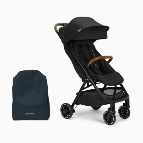 TRVL Easy Fold Compact Stroller & Carry Bag - Caviar