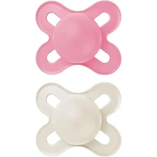 MAM Original Start Matte Baby Pacifiers, Binky for 0-3 Months, BPA-Free Silicone Nipple, Easy to Clean, Best for Newborn Babies, Developed with Medical Experts, 2 Count Binkies with Sterilizer Case