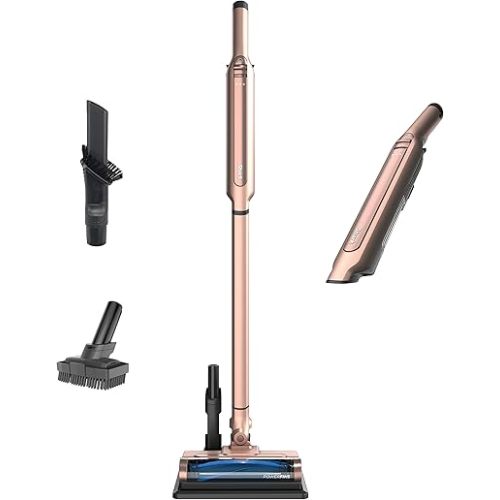 Shark WS642RG WANDVAC System Pet 3-in-1 Ultra-Lightweight Powerful Cordless Stick & Handheld Vacuum Combo with Charging Dock, Duster Crevice Tool & Pet Multi-Tool, Rose Gold