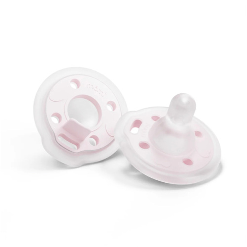 babypace® breast-like pacifier 2-set in delicate seashell | mōmi