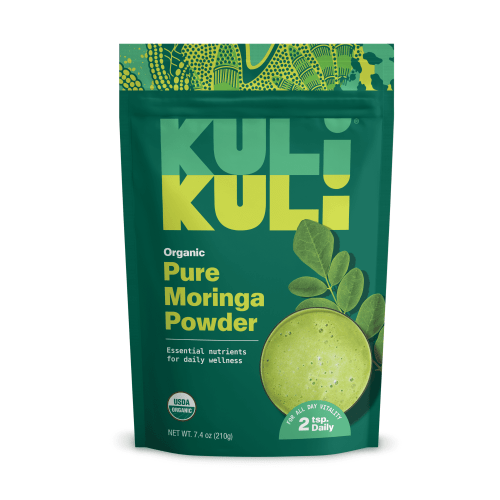 Kuli Kuli Organic Moringa Powder for All-Day Vitality 7.4 oz Leaf Superfood Energy