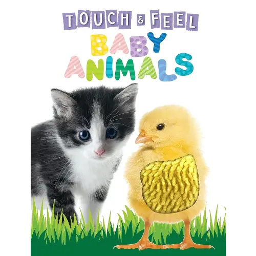 Touch and Feel Baby Animals - Novelty Book - Children's Board Book - Interactive Fun Child's Book