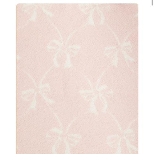 Bow Chenille Blanket by Mudpie