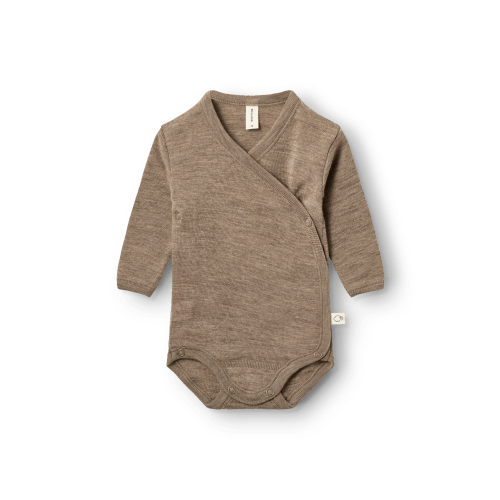 Baby Long sleeve wrap bodysuit - $47.99 - DILLING