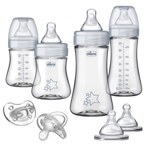Duo Newborn Hybrid Baby Bottle Gift Set - Neutral