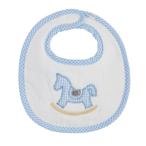Rocking Horse Applique Terry Bib | Mud Pie for Little Ones