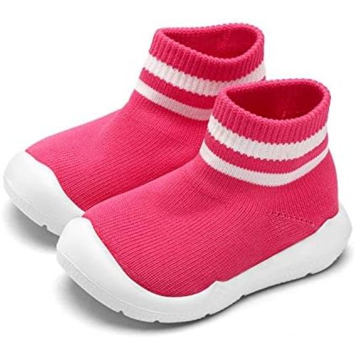 Engtoy Baby Shoes & Socks - Non-Slip Breathable Slippers with Soft Rubber Sole - Baby Boys & Girls Slip On Sneakers
