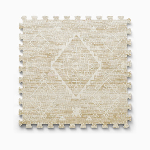 House of Noa Little Nomad Play Mat | Ula - Straw, 4X6