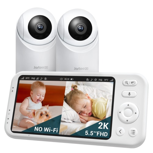 Jartoo Baby Monitors with Two Cameras