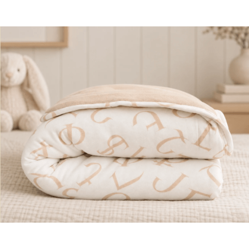 Armenian Alphabet Quilt Blanket | Bamboo