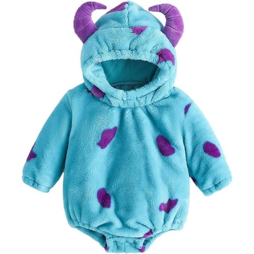 Thorn Tree Baby Boy Girl Halloween Costumes Warmly Hooded Romper Unisex Infant Baby Fall Winter Clothes
