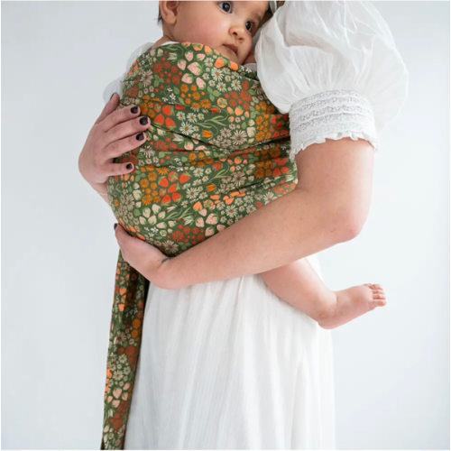 Fête Ring Sling Baby Carrier - Strawberry Floral Print | hope&plum