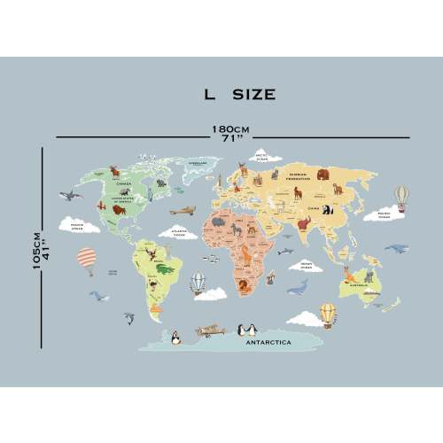 World Map with Capitals